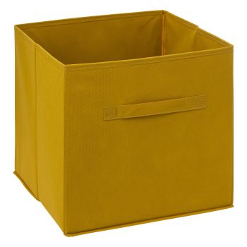 Cutie depozitare pliabilă, galben, 31x31x31 cm, Five - 3560232625039