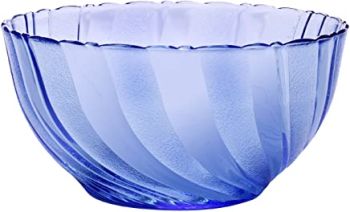Set 6 boluri rotunde, sticlă, albastru, 12 cm, 370 ml, Beau Rivage Marine, Duralex - 3550190400168