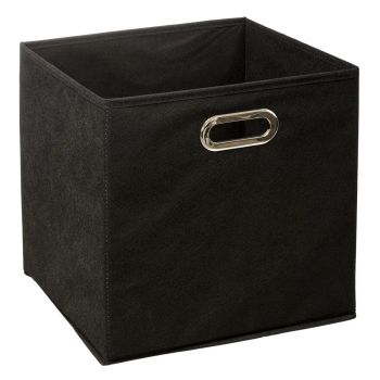 Cutie depozitare pliabilă, negru, polipropilenă, 31x31x31 cm, Five - 3560237578644