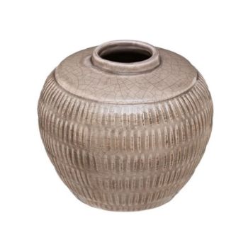 Vază Terre, ceramică, maro, 13.5x12 cm, Atmosphera - 3560238660461