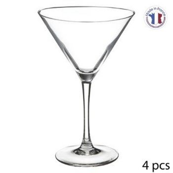 Set 4 pahare cocktail, sticlă, 300 ml, Secret de Gourmet - 3560239721048