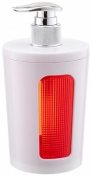 Dispenser, plastic, alb+roșu, 16.6x7.8 cm, Scarlet, Berossi - 4811244080484
