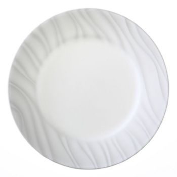 Farfurie rotundă întinsă, albă, 27 cm, Embossed Swept, Corelle - 71160074507  43876