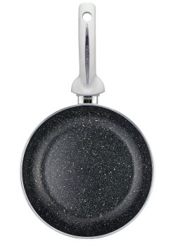 Tigaie adâncă, aluminiu, negru, 24 cm, BioStone, Pensofal - 8020173085057