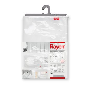Set 2 saci depozitare încălțăminte/accesorii, poliester, alb, 41x28 cm, Rayen - 8412955301125
