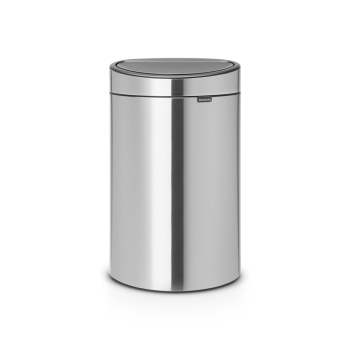Coş de gunoi Touch Bin - 2 compartimente, argintiu, inox, 23+10 l, Brabantia - 8710755100680