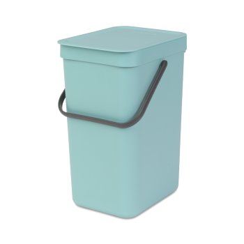 Coş de gunoi, verde, plastic, 12 l, Sort & Go, Brabantia - 8710755109744