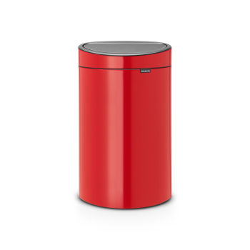 Coş de gunoi Touch Bin, roşu, inox, 40 l, NewIcon, Brabantia - 8710755114960