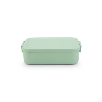 Caserolă pentru prânz, 2 l, verde, plastic, 25.5x16.7x6 cm, Make&Take, Brabantia - 8710755203145