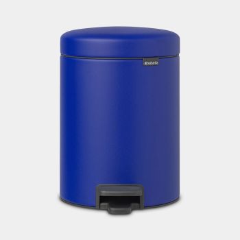 Coş de gunoi cu pedală, albastru, inox, 5 l, NewIcon, Brabantia - 8710755206849