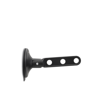 Cârlig pentru haine cu ventuză, plastic, negru, Brabantia - 8710755242823