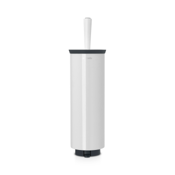 Perie toaletă cu suport, inox, alb, 43x13x11.5 cm, Profile, Brabantia - 8710755483325