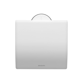 Suport hârtie igienică, inox, alb, 14.5x4.4x14 cm, Profile, Brabantia - 8710755483387