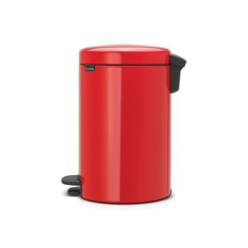 Coș de gunoi cu pedală, roșu, inox, 20 l, NewIcon, Brabantia - 8710755111860