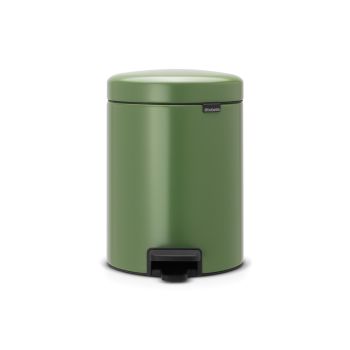Coş de gunoi cu pedală, verde, inox, 5 l, NewIcon, Brabantia - 8710755112447