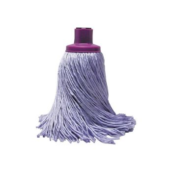 Mâner 130 cm + rezervă mop microfibră profesional 200 gr, Mery