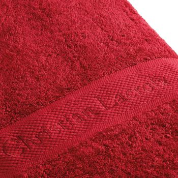 Prosop baie, roşu, 100% bumbac super-absorbant, 150x100 cm, Christian Lacroix - 5425026826710