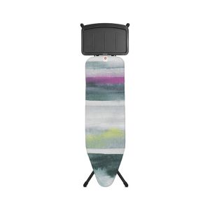 Masă de călcat B cu suport pentru stația de aburi, oţel/bumbac, multicolor, 124x38 cm, Brabantia - 8710755134340 49404
