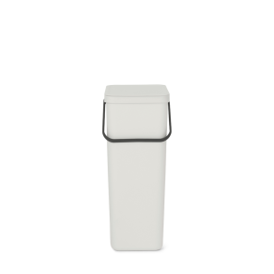 Coş de gunoi, gri deschis, plastic, 40 l, Sort & Go, Brabantia - 8710755214424