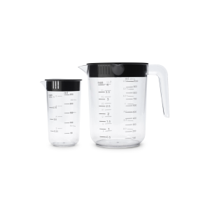 Set 2 recipiente gradate cu capac, 250+1000 ml, plastic, Tasty+, Brabantia - 8710755229480