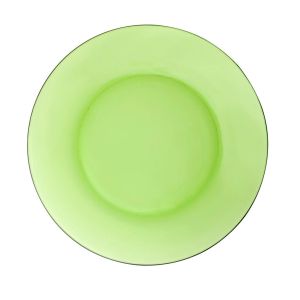 Farfurie rotundă desert, sticlă, verde, 19.5 cm, Lys, Duralex - 3550190403992