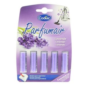 set 5 batoane parfumate pentru aspirator miros de lavanda mov codiac 4012074019440
