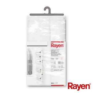 Raft suspendat încălțăminte, poliester, alb, 131x31 cm, Rayen - 8412955021092