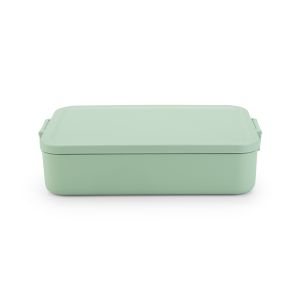 Caserolă pentru prânz, compartimentată, 2 l, verde, plastic, 25.5x16.7x6.2 cm, Make&Take, Brabantia-8710755203527   