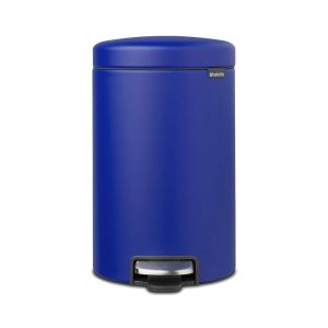 Coş de gunoi cu pedală, albastru, inox, 12 l, NewIcon, Brabantia - 8710755206863