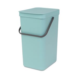 Coş de gunoi, verde mentă, plastic, 16 l, Sort & Go, Brabantia - 8710755109843 49922
