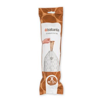 Saci de gunoi, cod X, 20 bucăţi, 10-12 l, Brabantia - 8710755116728