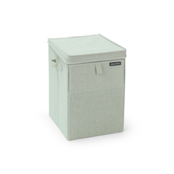 Coș rufe, textil, 35 l, verde, Brabantia - 8710755120466