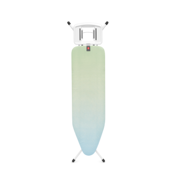 Masă de călcat B cu suport pentru fier de călcat, oţel, 124x38 cm, Soothing Sea, Brabantia - 8710755236006