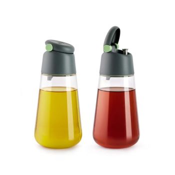 Set 2 recipiente ulei/oțet, sticlă, 400 ml, Lékué - 8710755883262