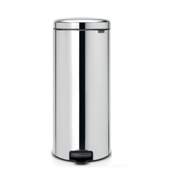 cos gunoi inox cu pedala brabantia newicon 30 l lucios 8710755114762